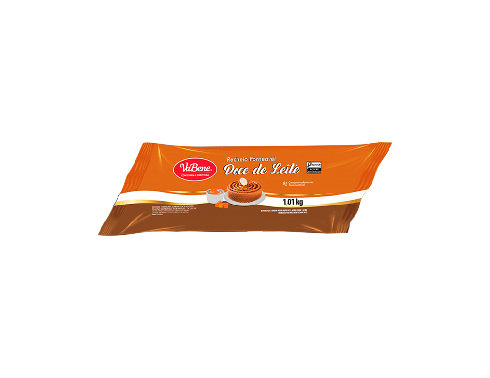 RECHEIO E COBERTURA SABOR DOCE DE LEITE VABENE 1,01 KG (CX 8 BIS)